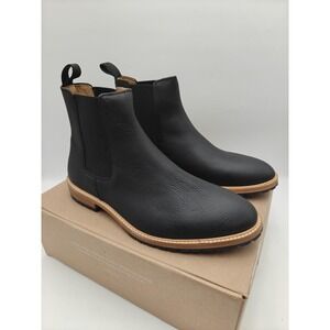 Nisolo Boots Mens Size 12 Black Marco Everyday Chelsea Leather Ankle Pull On